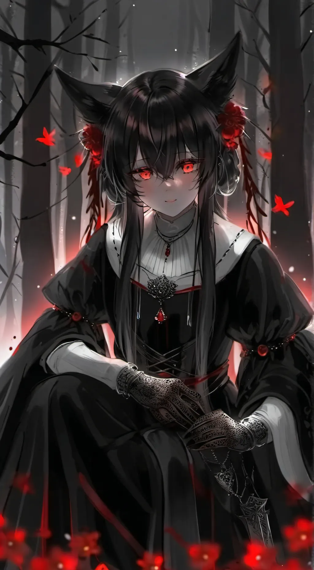 ai character: jitomi  background