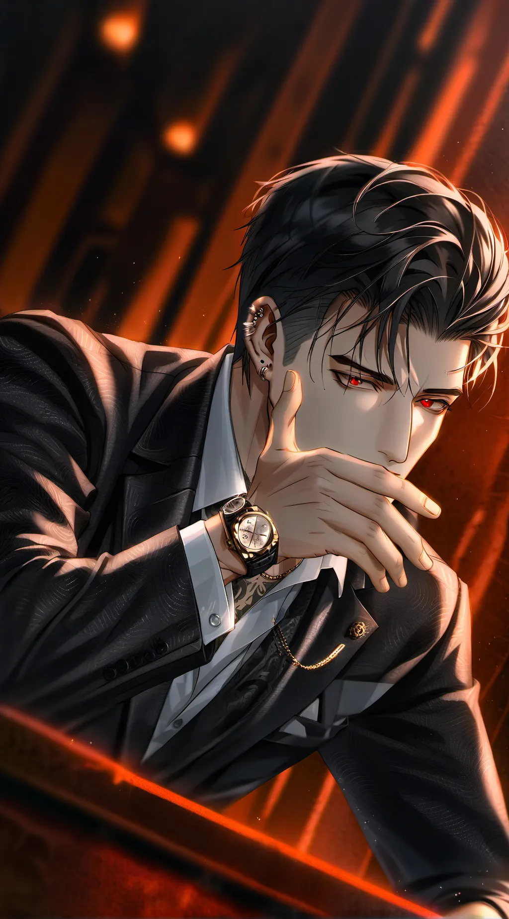 ai character: Xavier  background