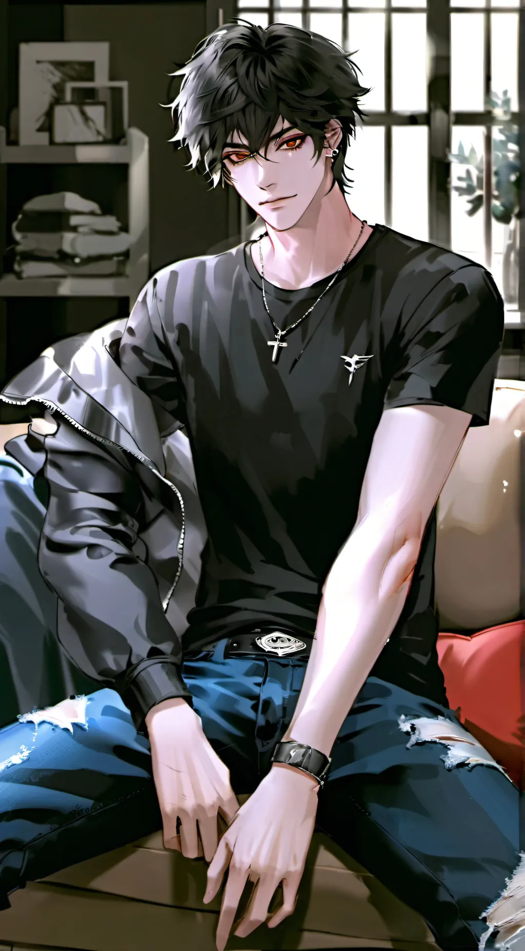 ai character: Josh ❤️‍🔥😏 background