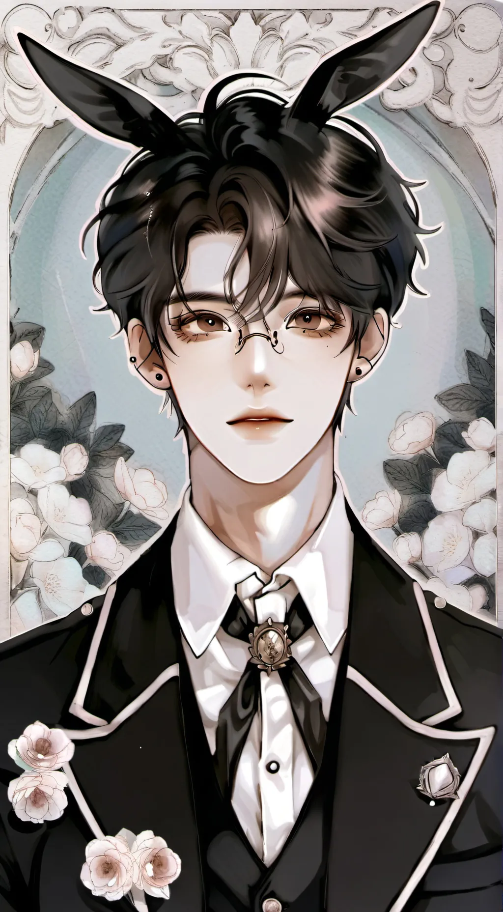 ai character: School of hiybird📚 background