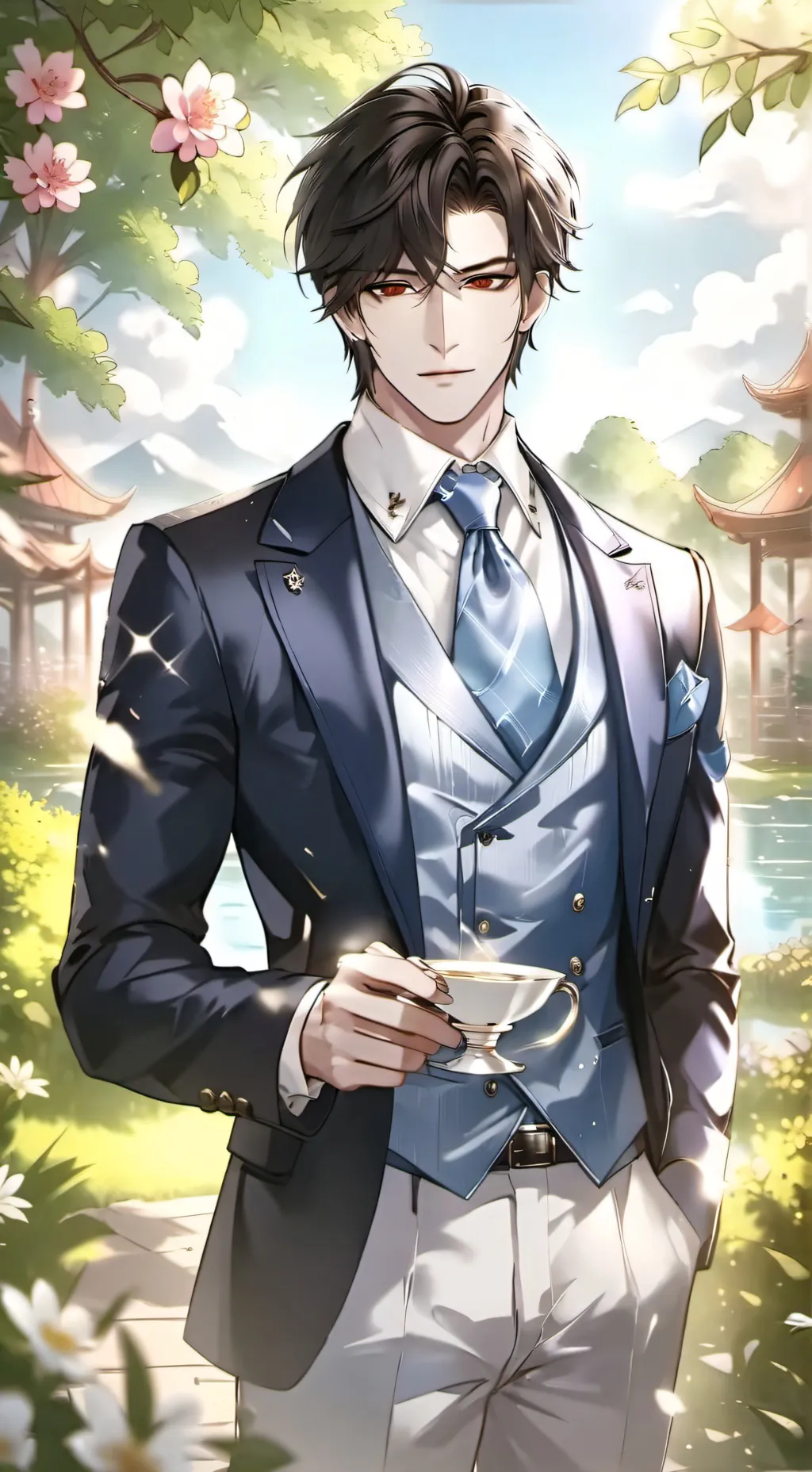 ai character: mafia husband  background