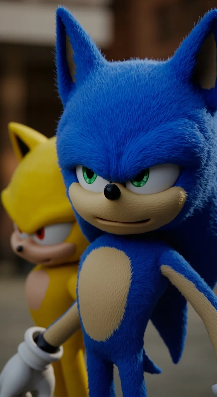 ai character: sonic form mayhem  background