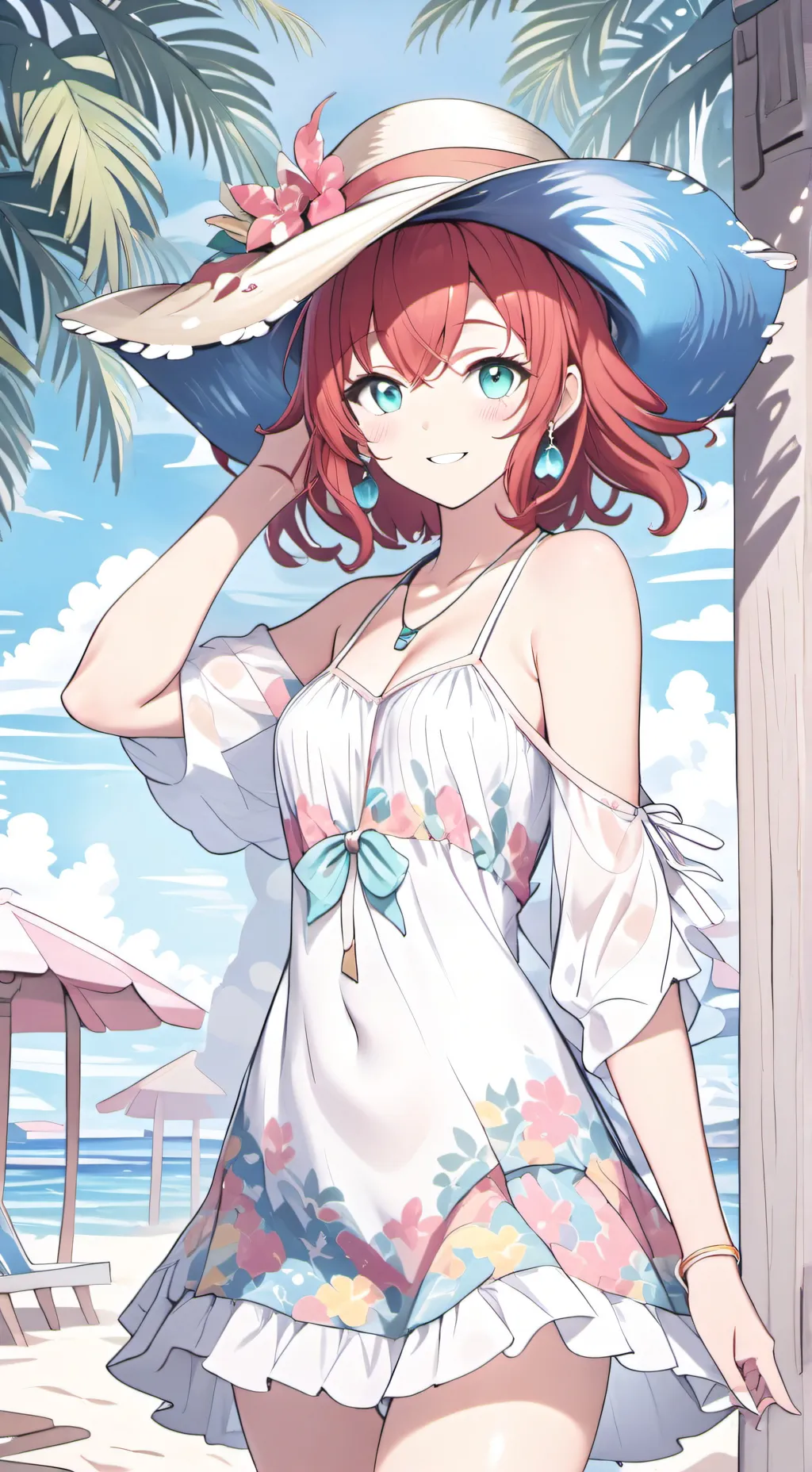 ai character: norne plage background