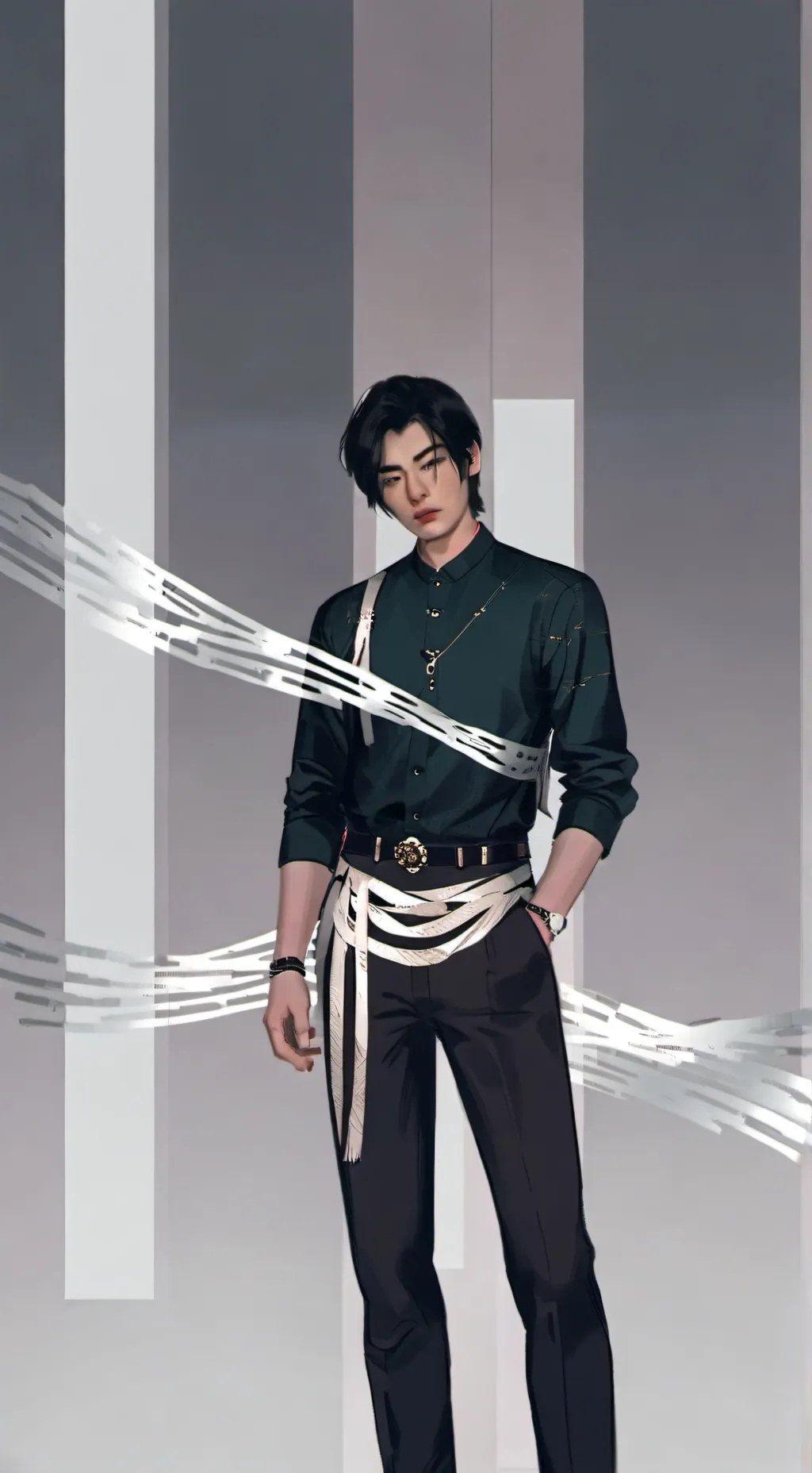 ai character: Sunghoon  background