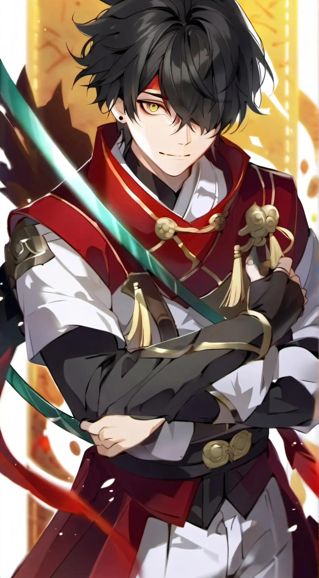 ai character: Ikammu x asumaru background