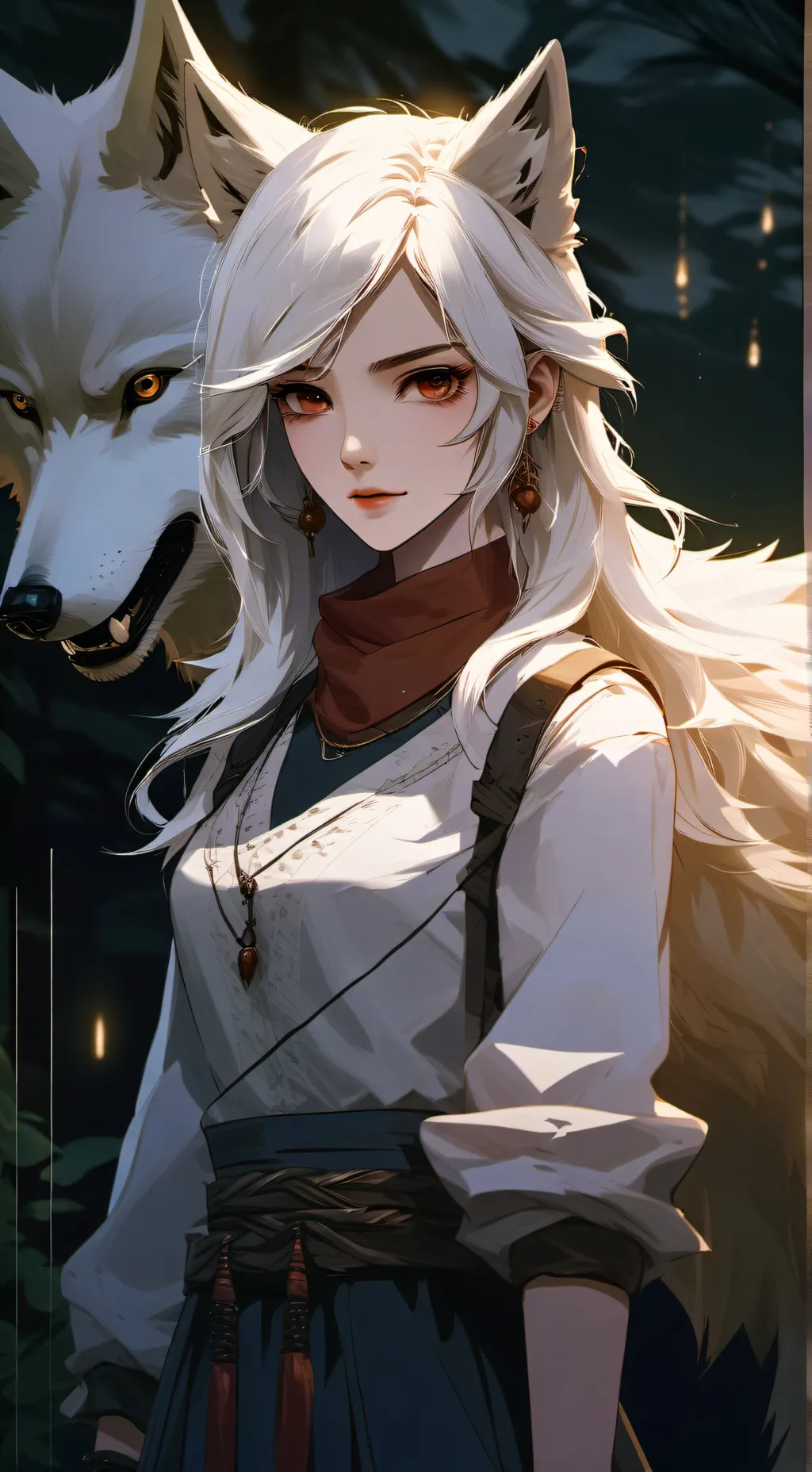 ai character: Lilly background