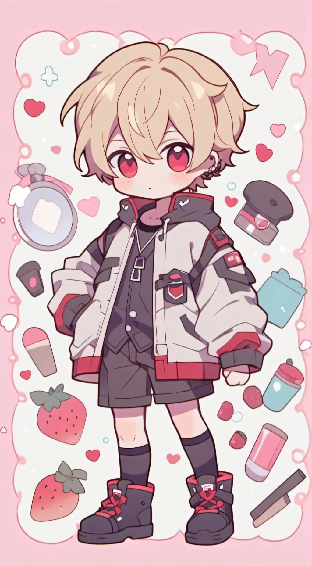 ai character: Bakugo background