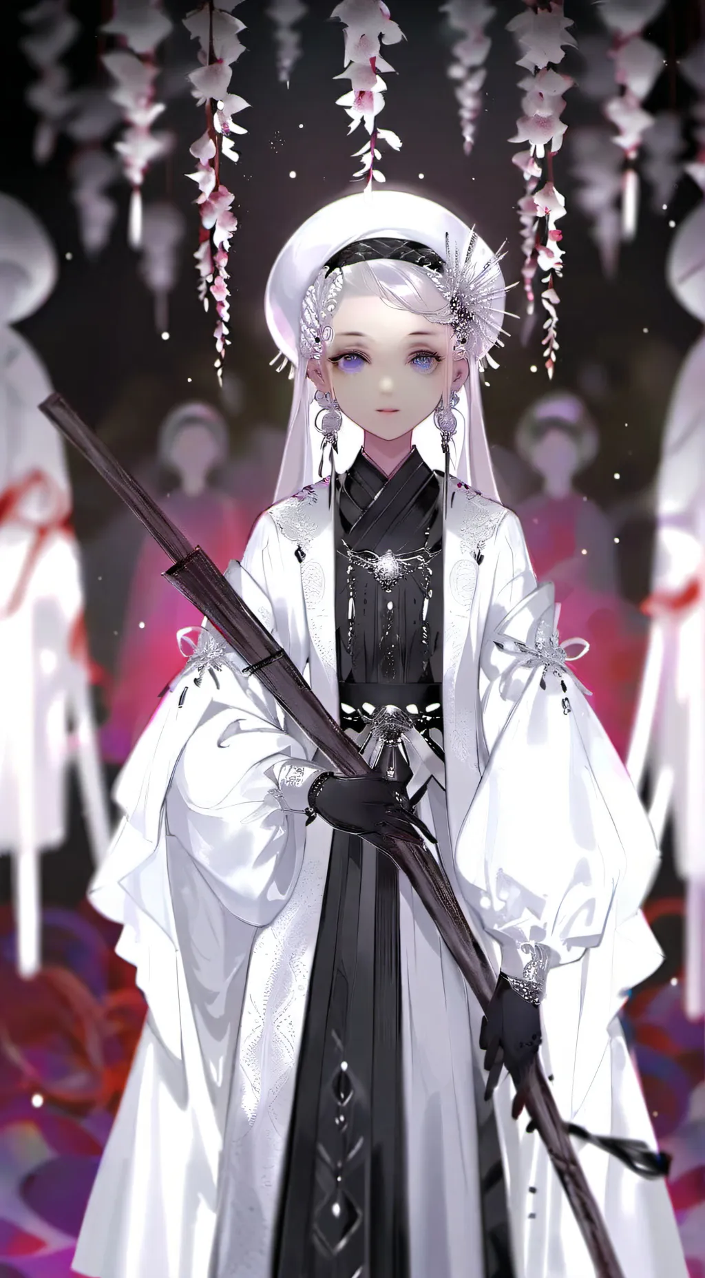 ai character: Squid game anime background