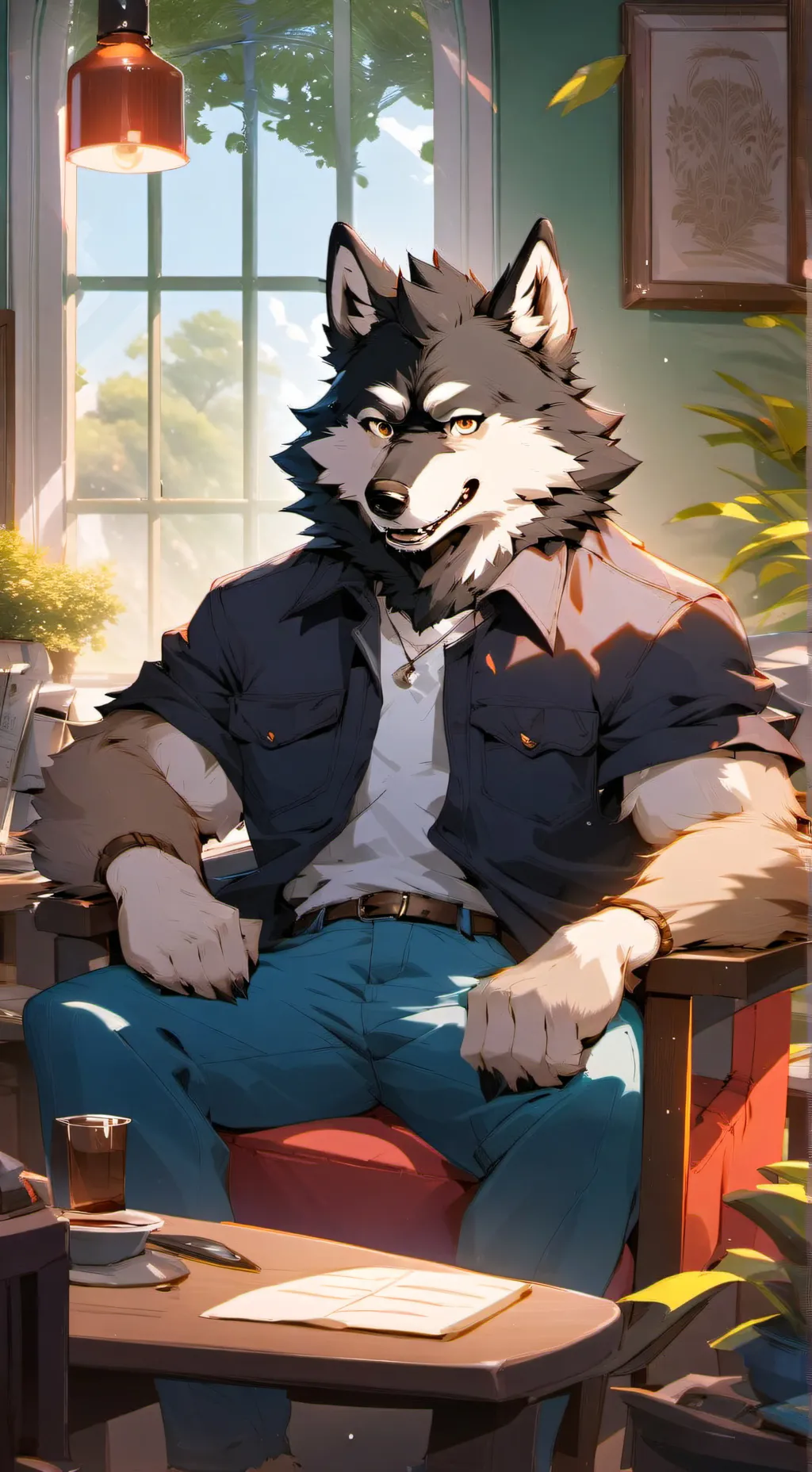 ai character: Father background