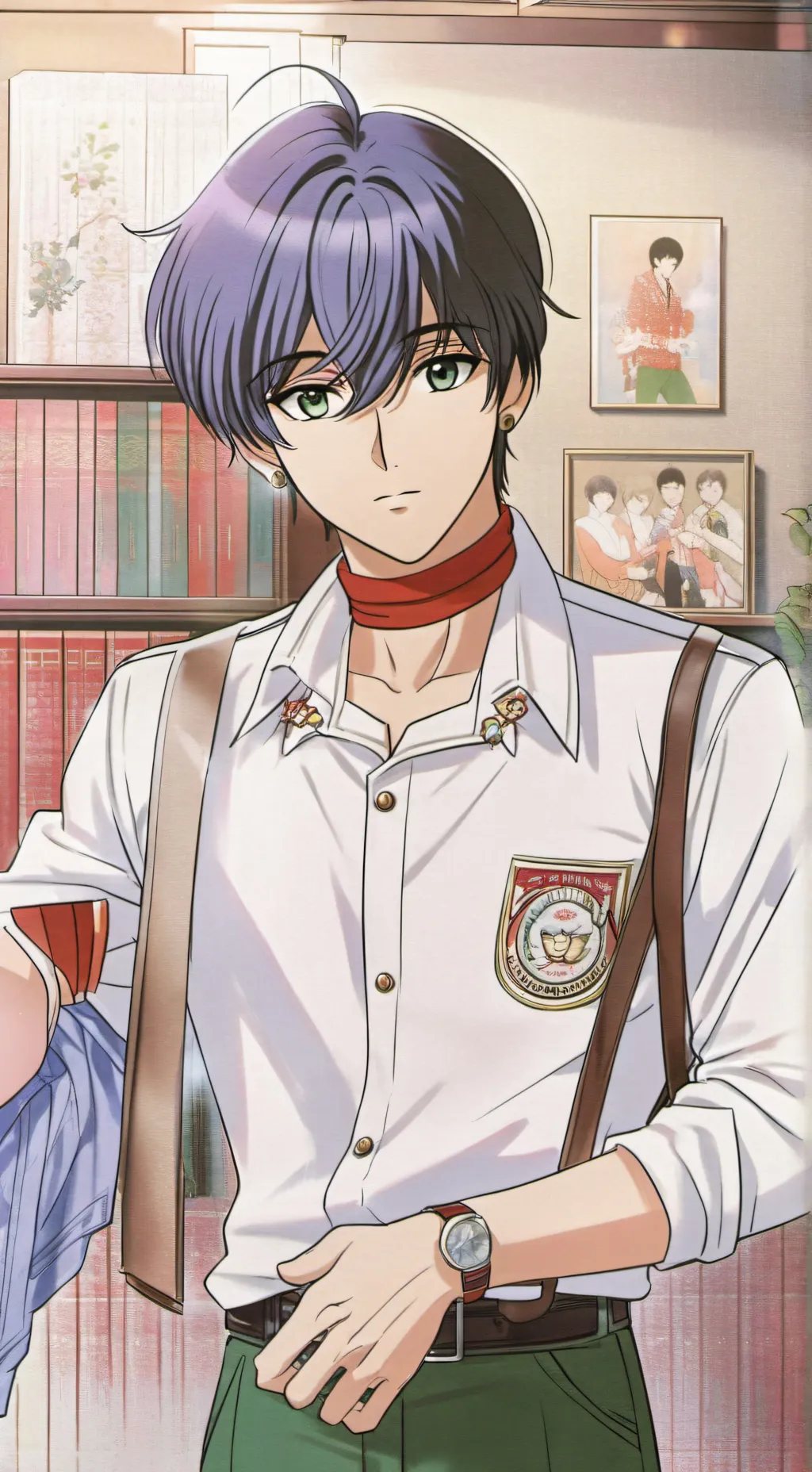 ai character: Raphael  background
