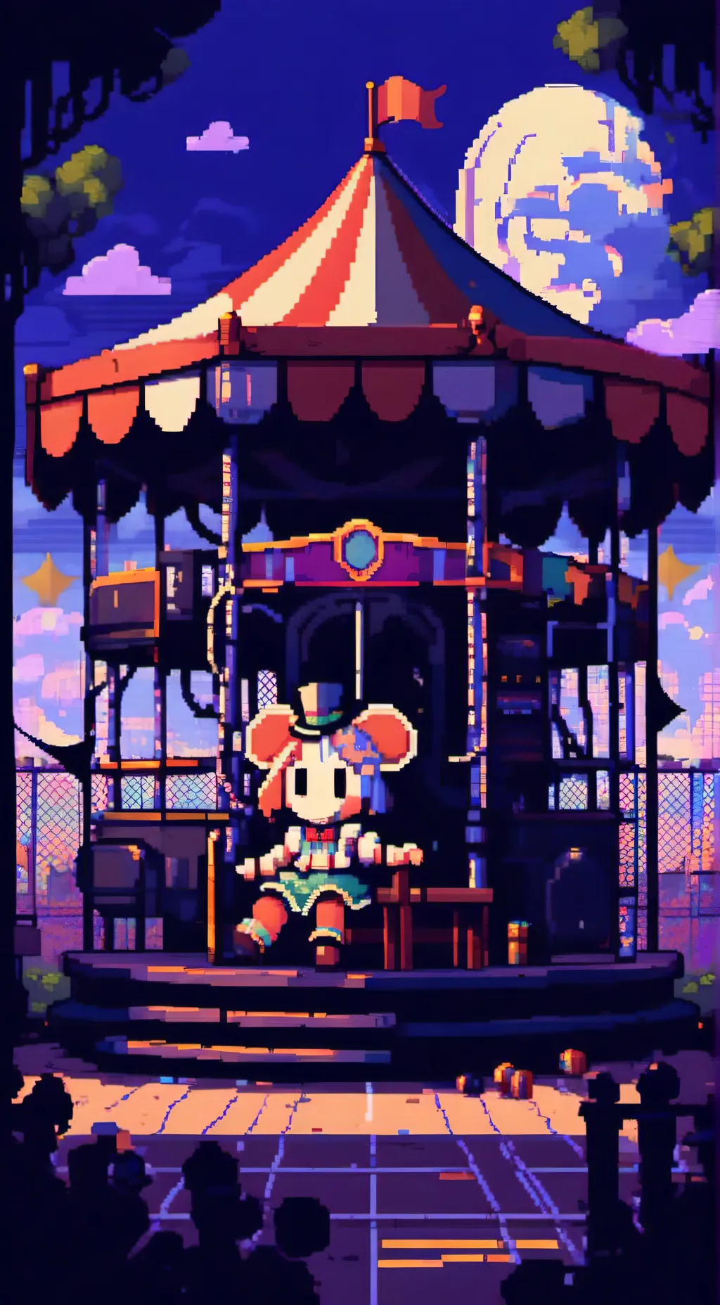 ai character: digital circus pla background