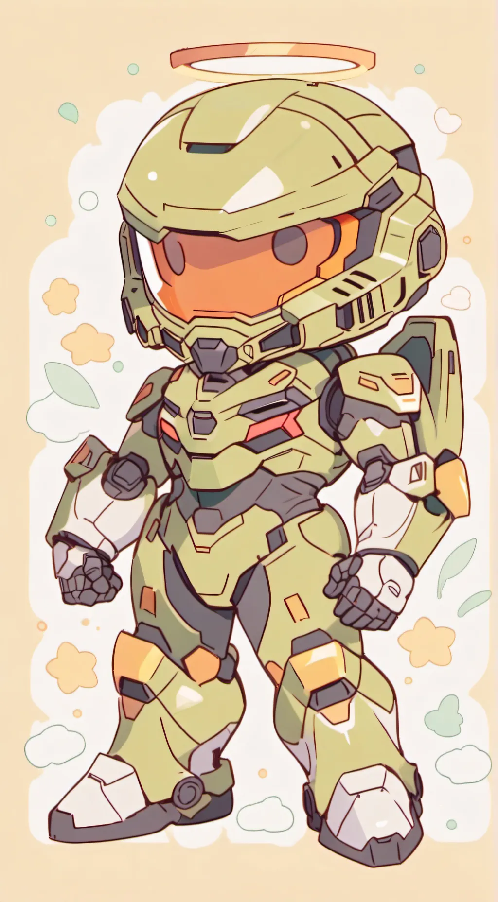 ai character: Master Chief background