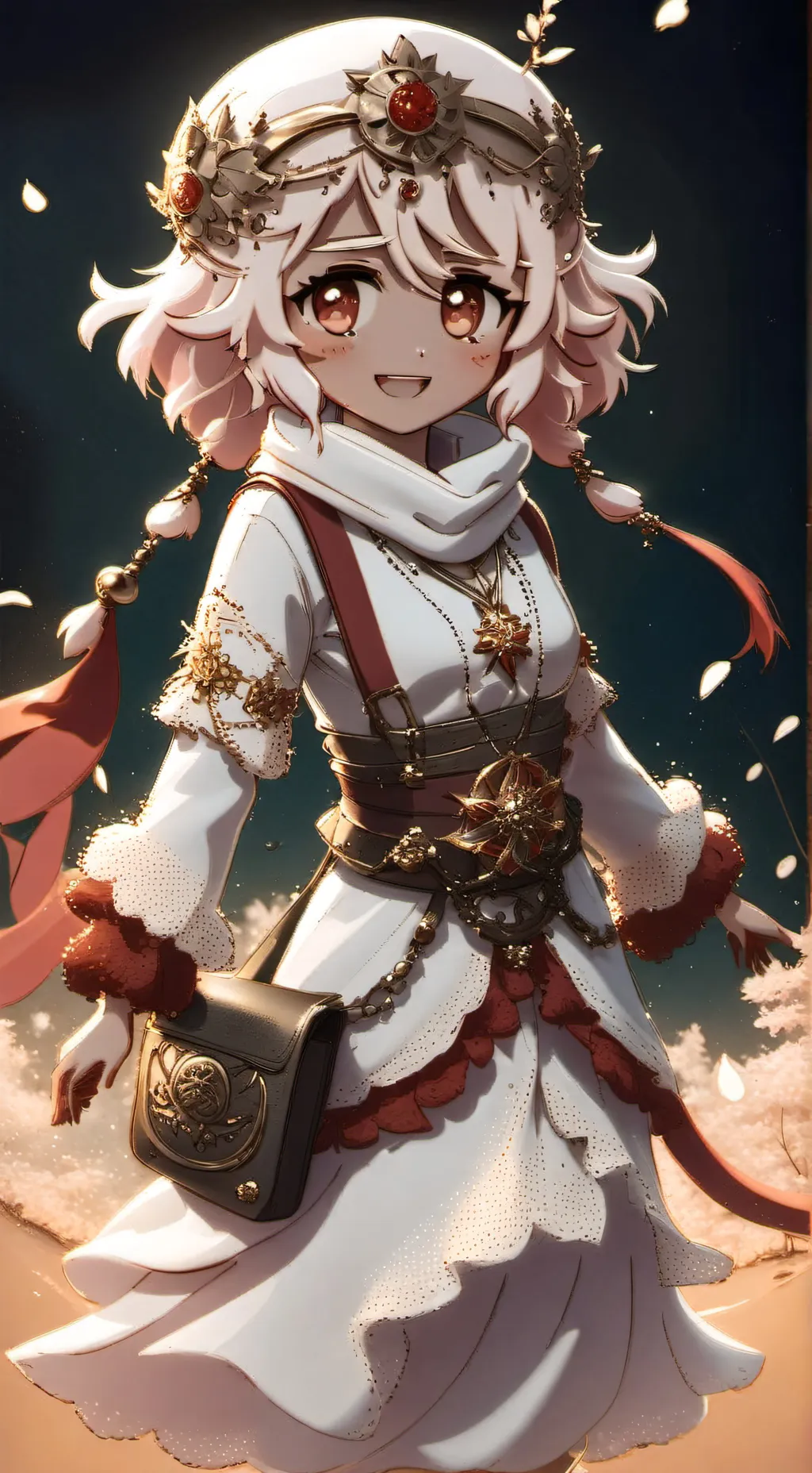 ai character: Amalia ￼ background