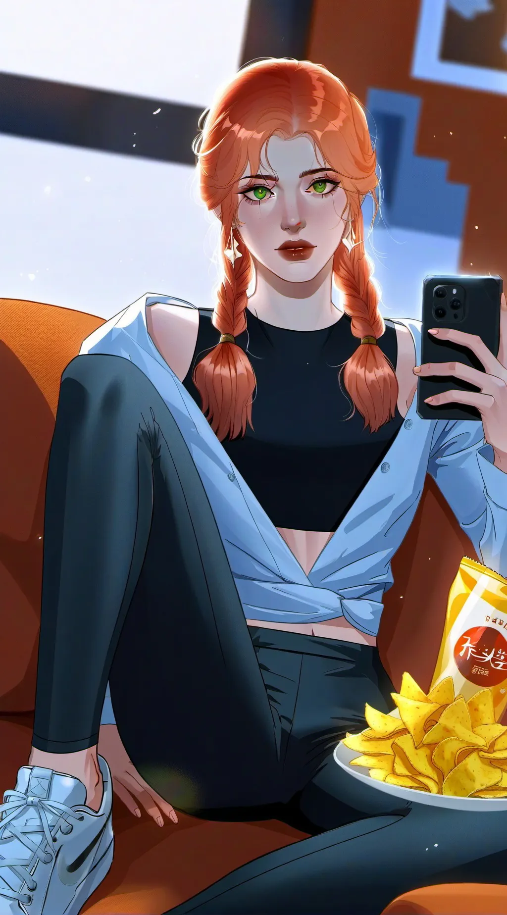 ai character: Задротка background