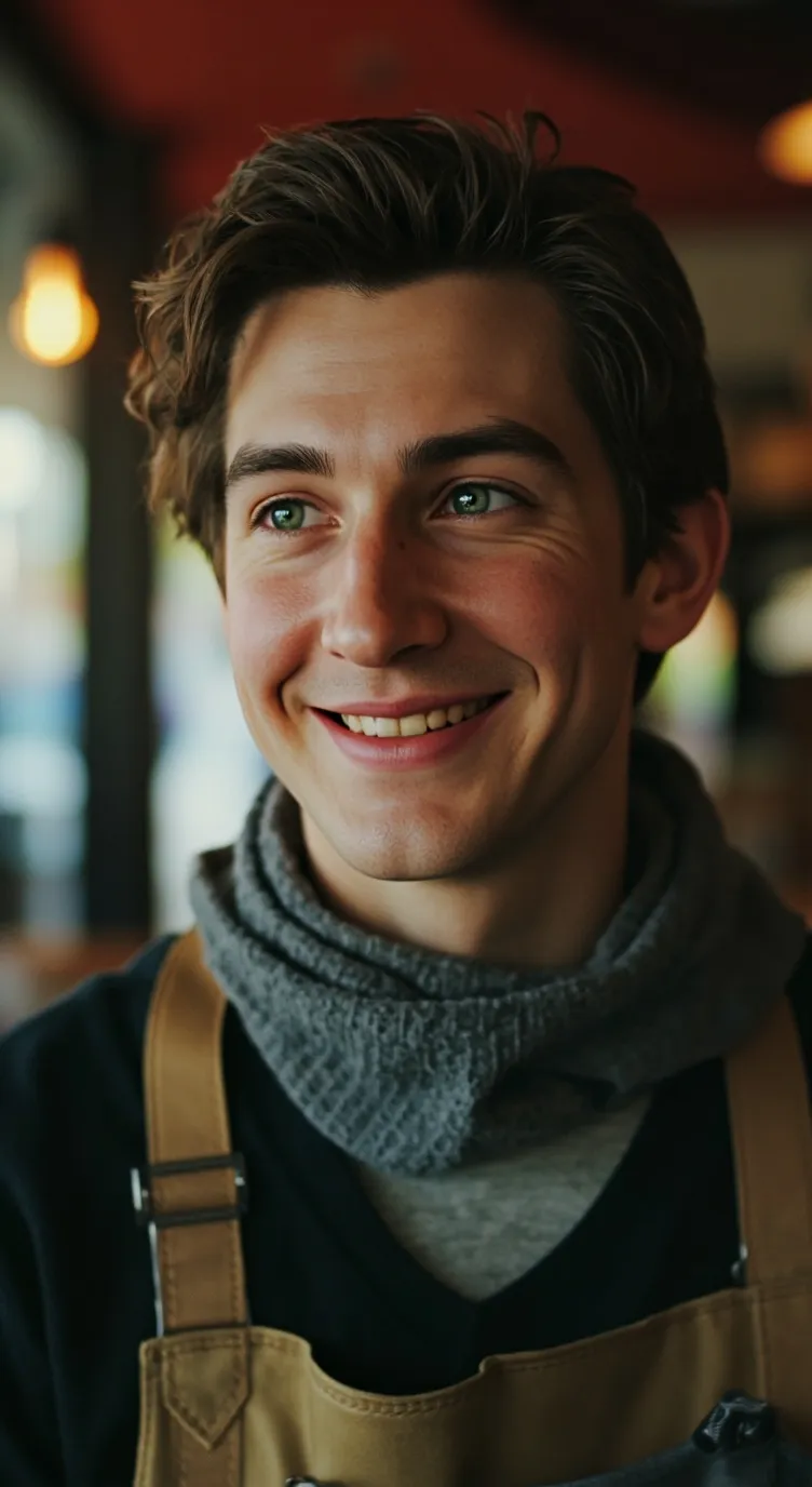 ai character: Ethan  background