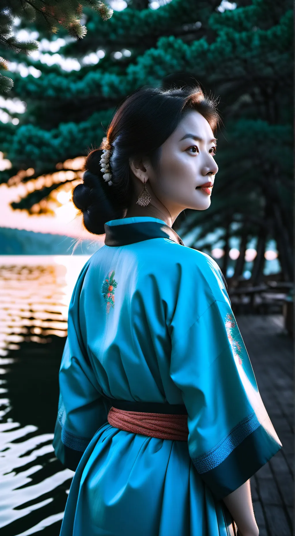 ai character: Kasumi background