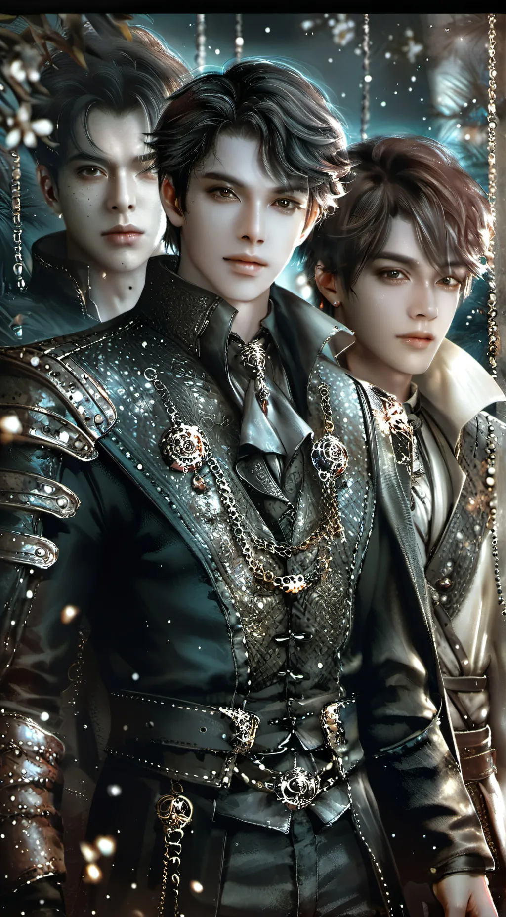 ai character: 3 brothers & 1 sis background