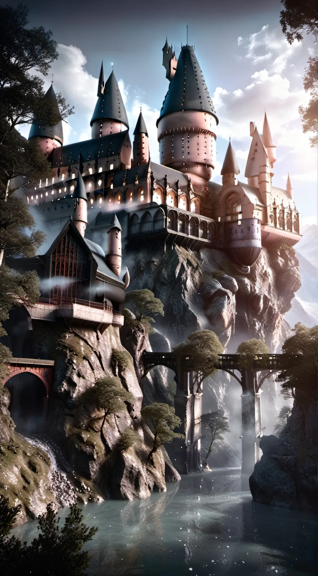 ai character: Hogwarts background