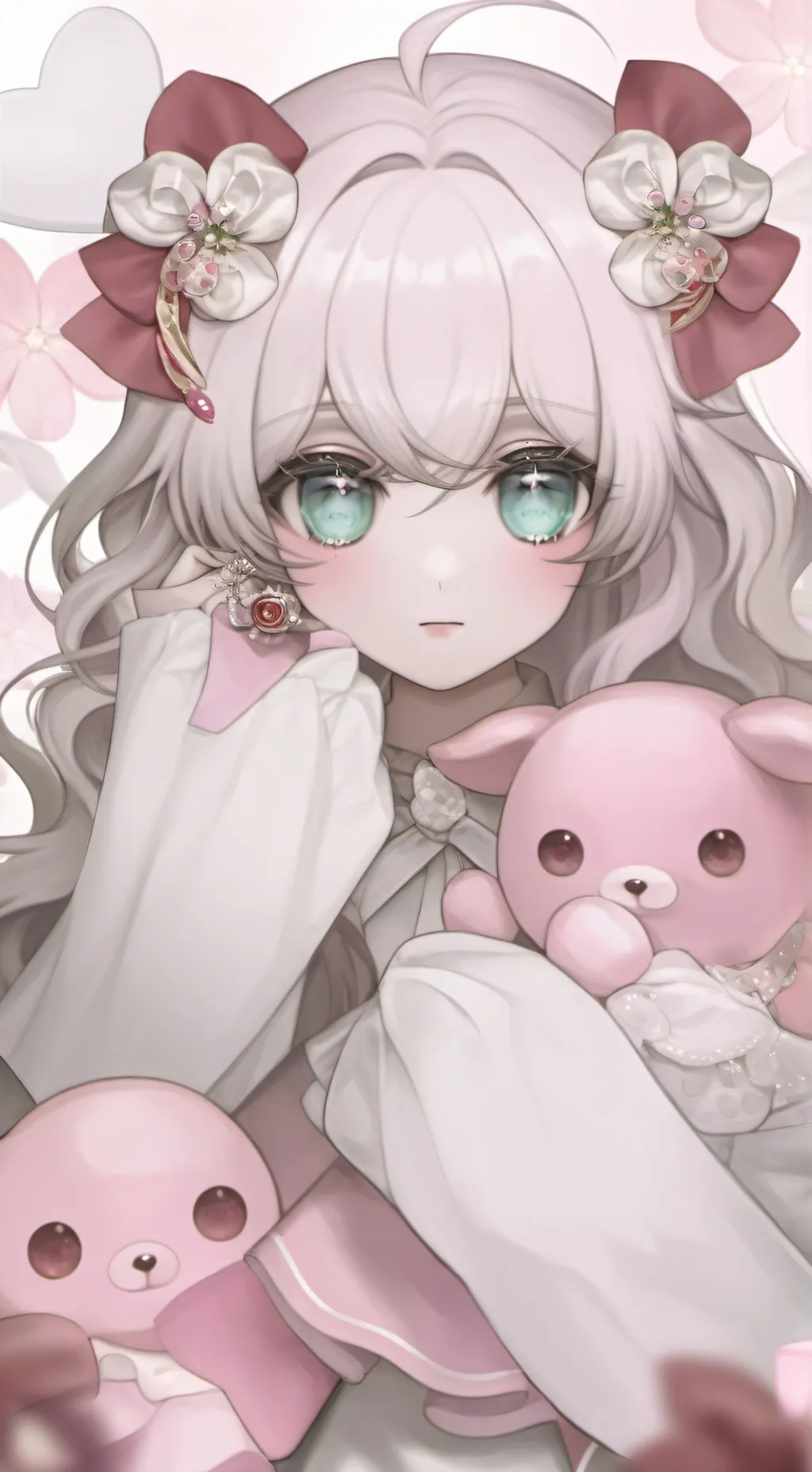 ai character: blom 💐🌹🌸🌼 background