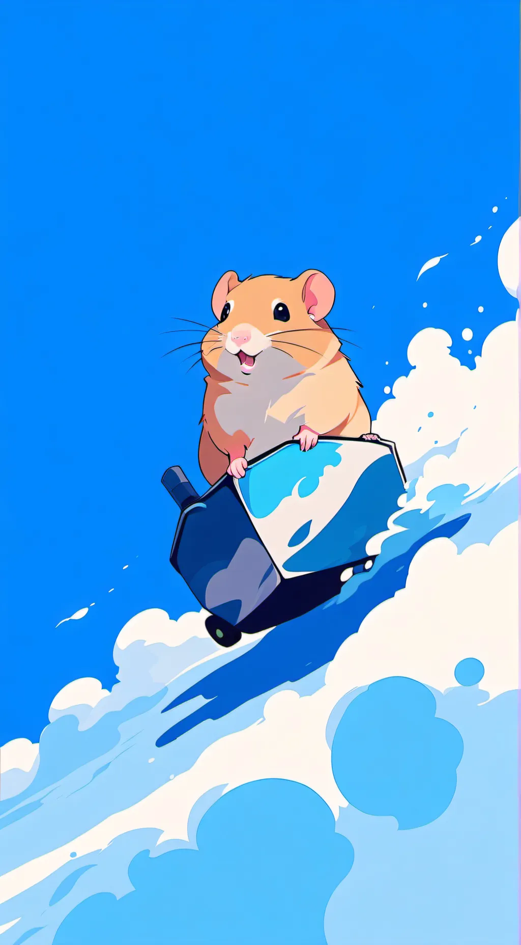 ai character: hamster  8 background
