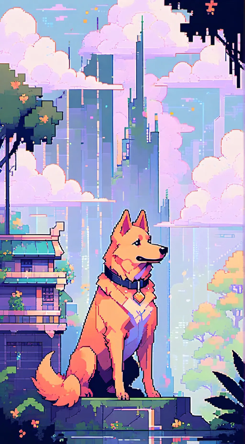 ai character: dogday  background