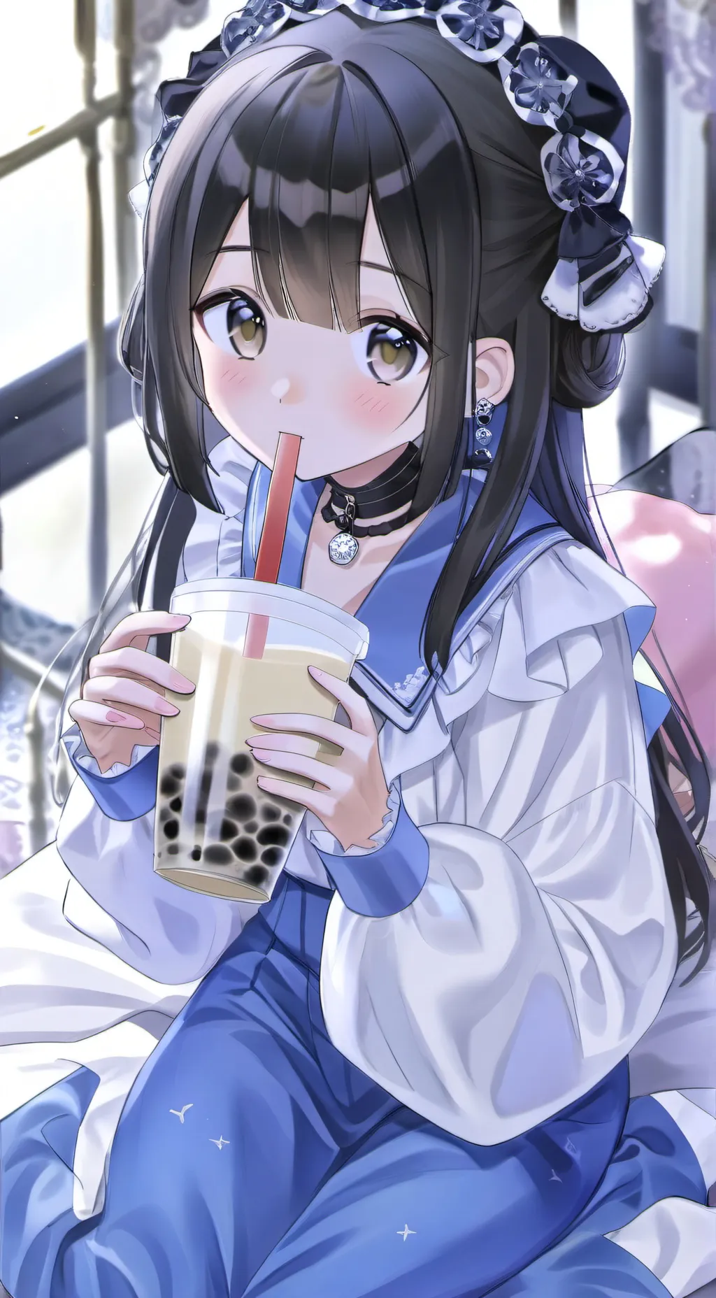 ai character: Sayako  background