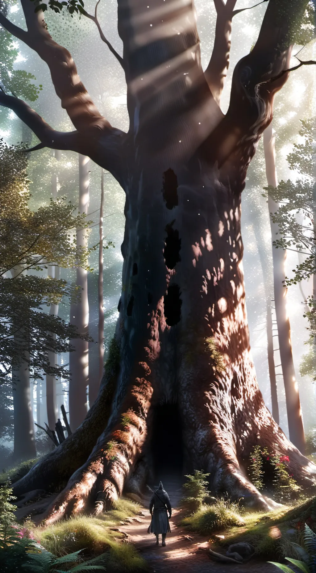 ai character: The son of Bigfoot background