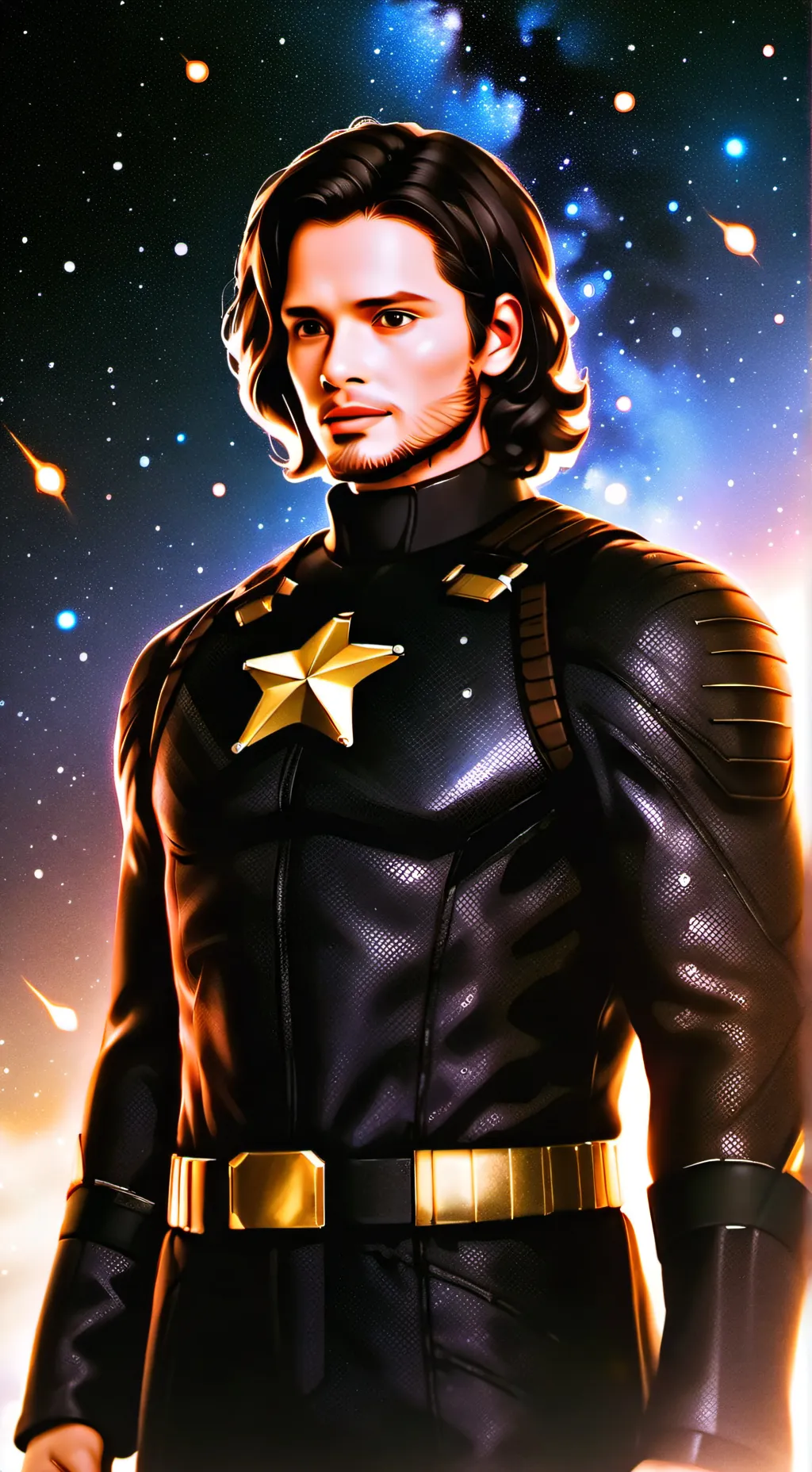 ai character: avenger and yn background
