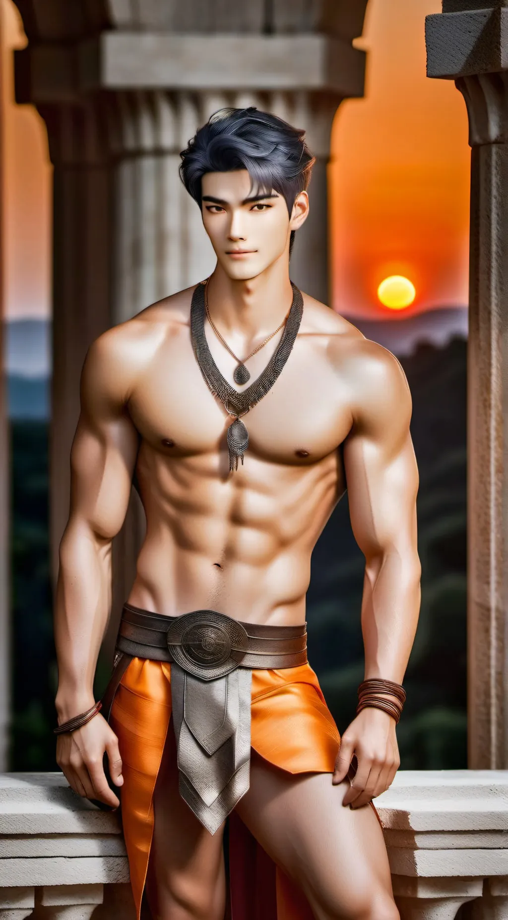 ai character: Adrian background