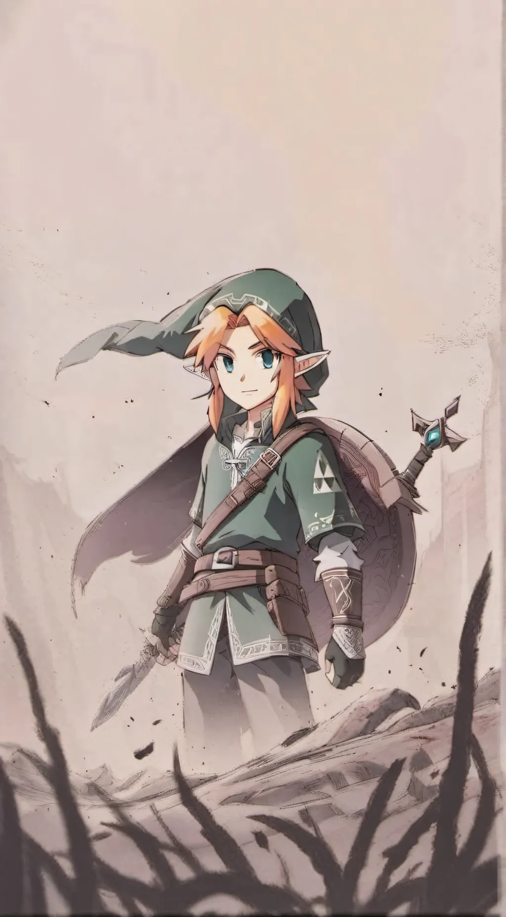 ai character: misión de Zelda  background