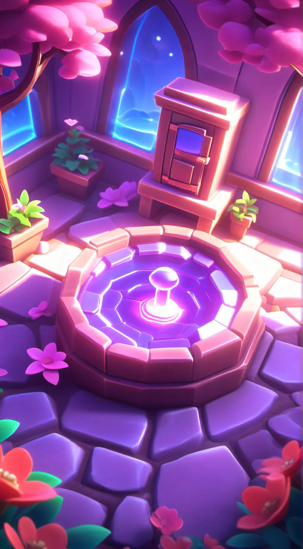 ai character: babysit pebble  background