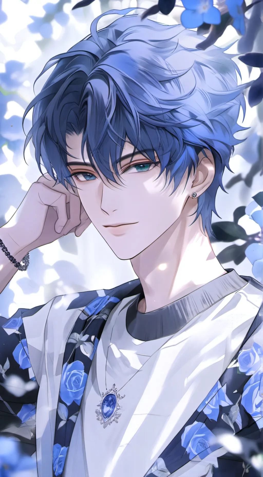 ai character: 江时见 background