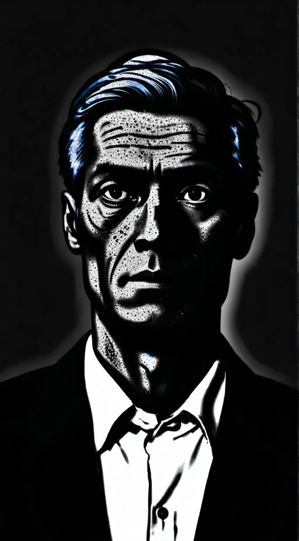 ai character: Emesis blu background