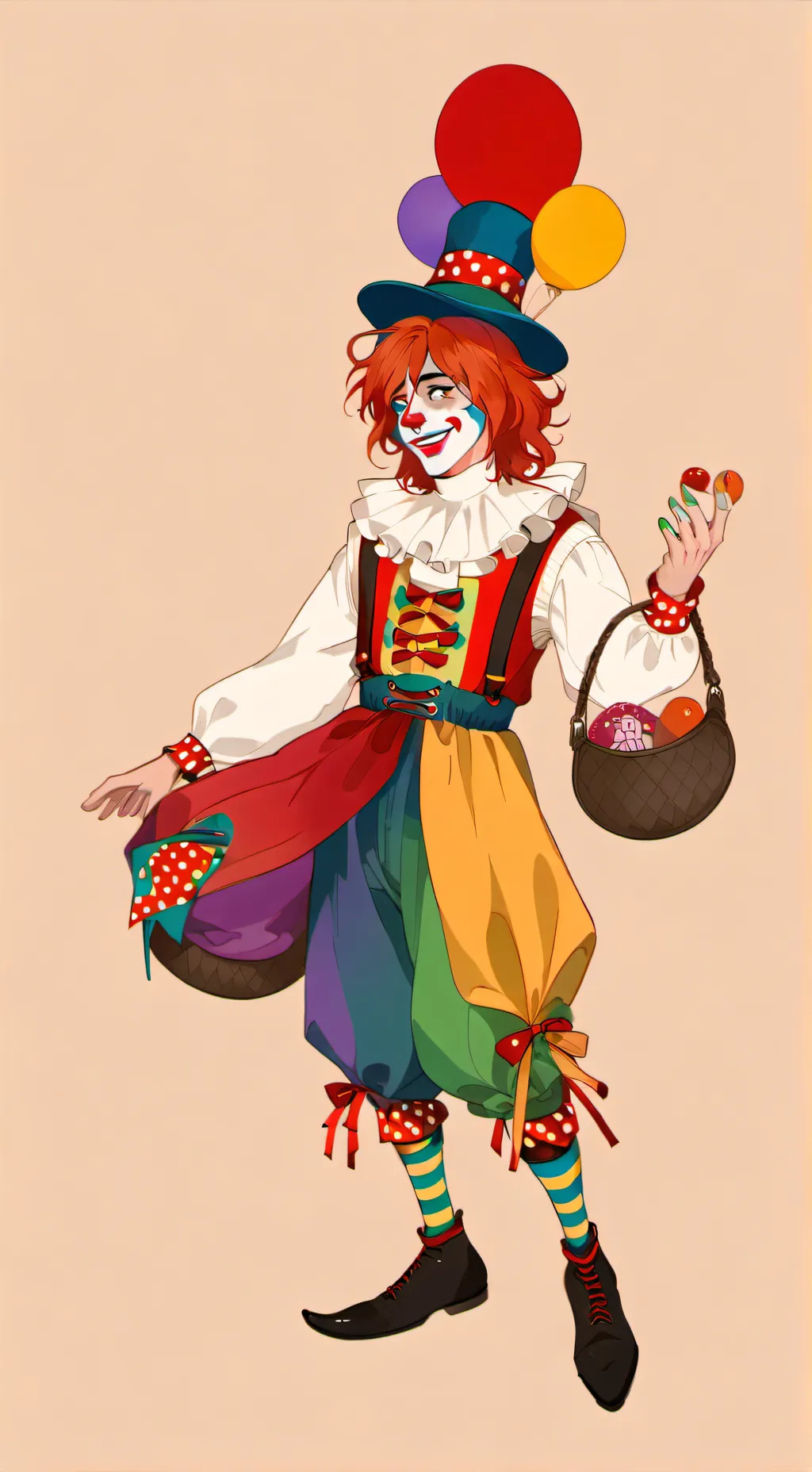 ai character: Rainbow Jack🌈 background