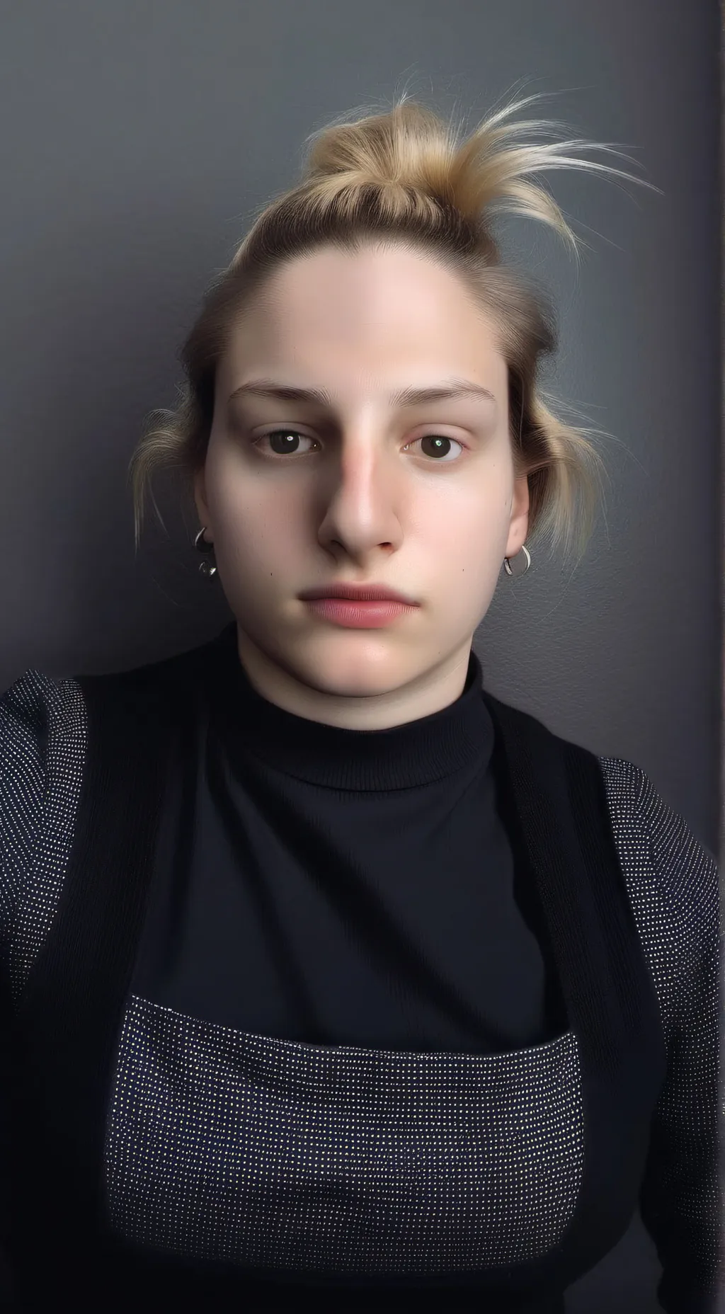 ai character: ugly girl! background