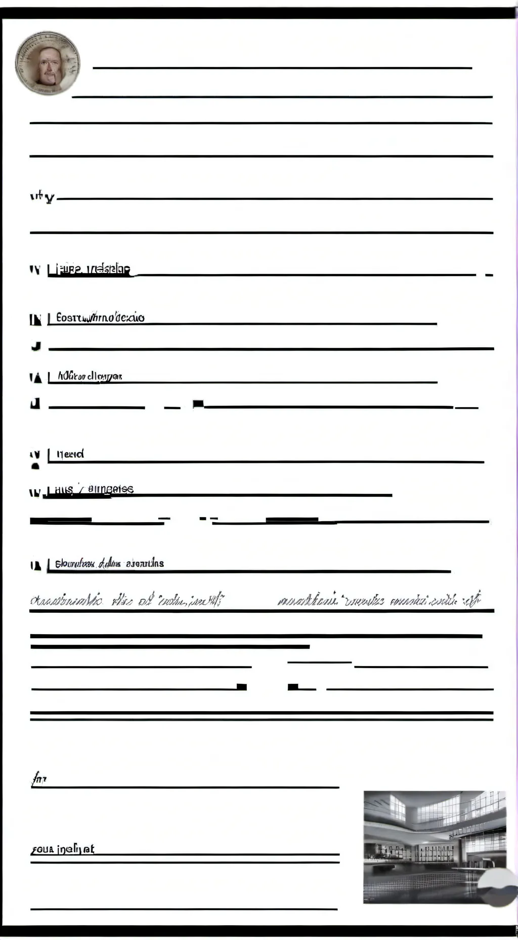 ai character: a JOB background