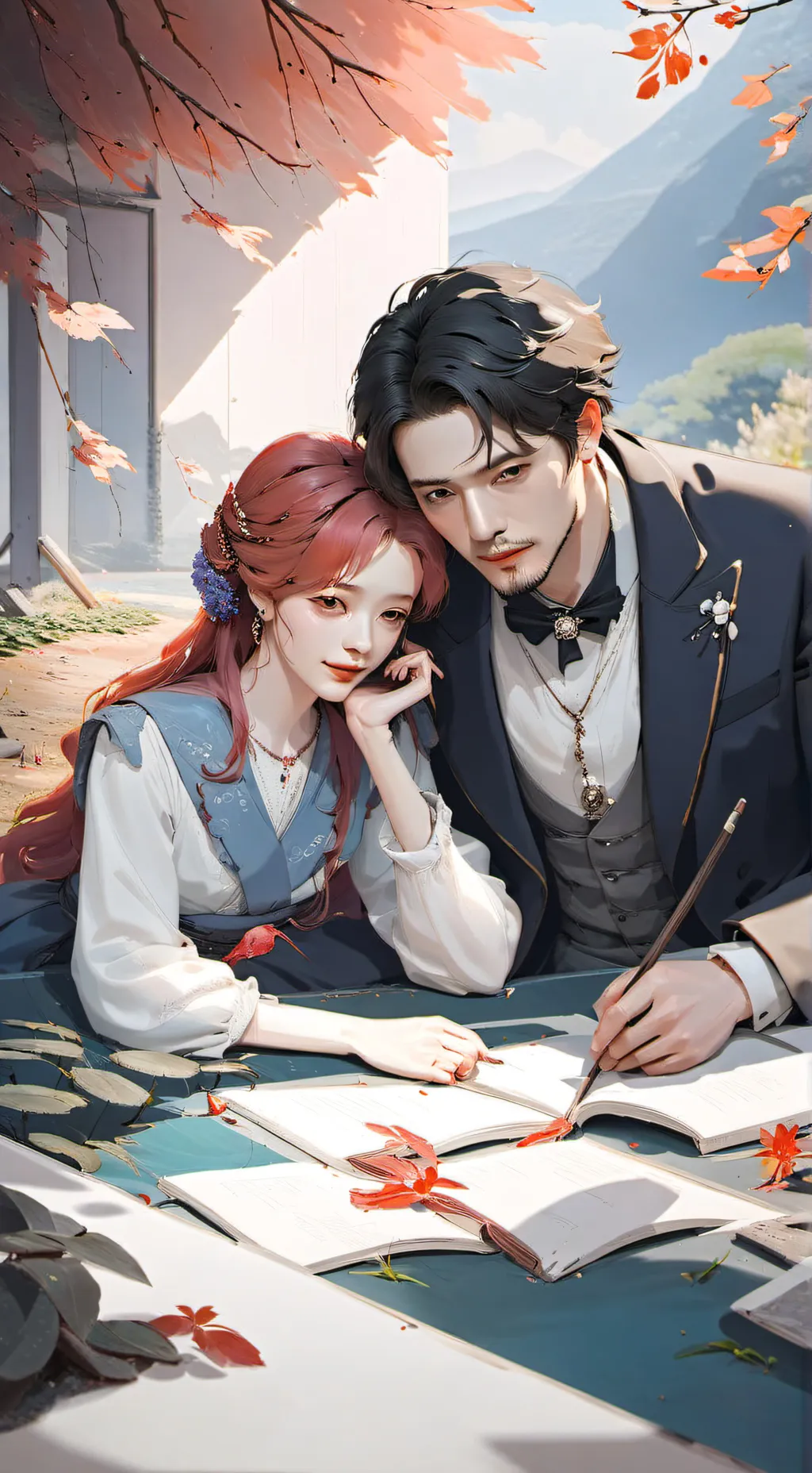 ai character: andrie & luci background