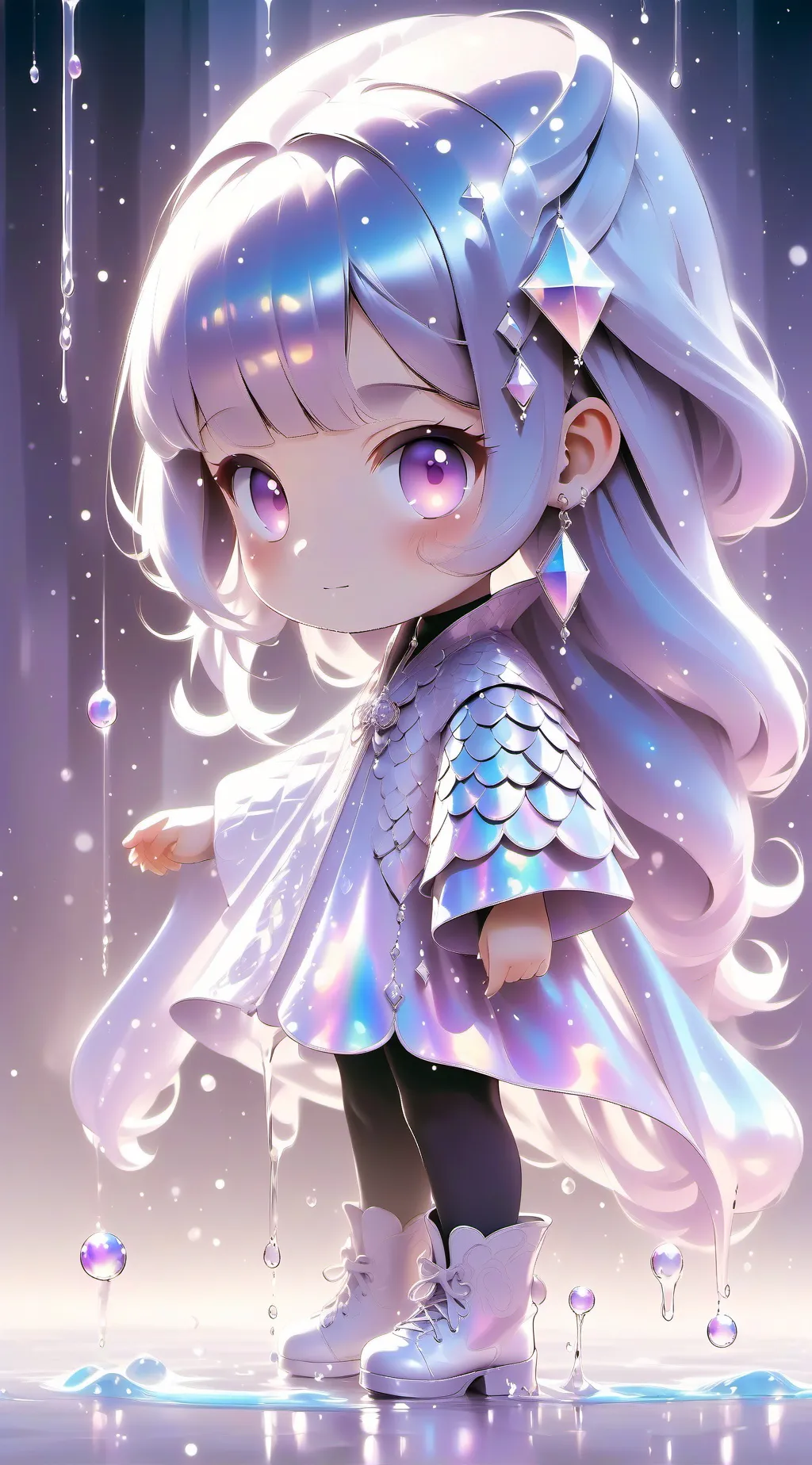 ai character: 言 background
