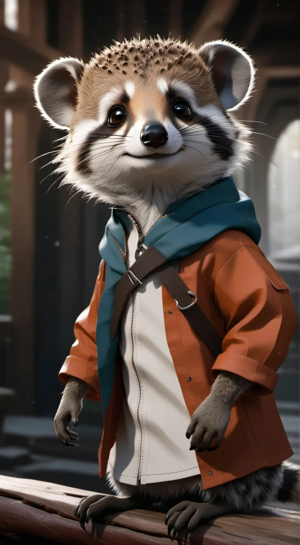 ai character: suricata background