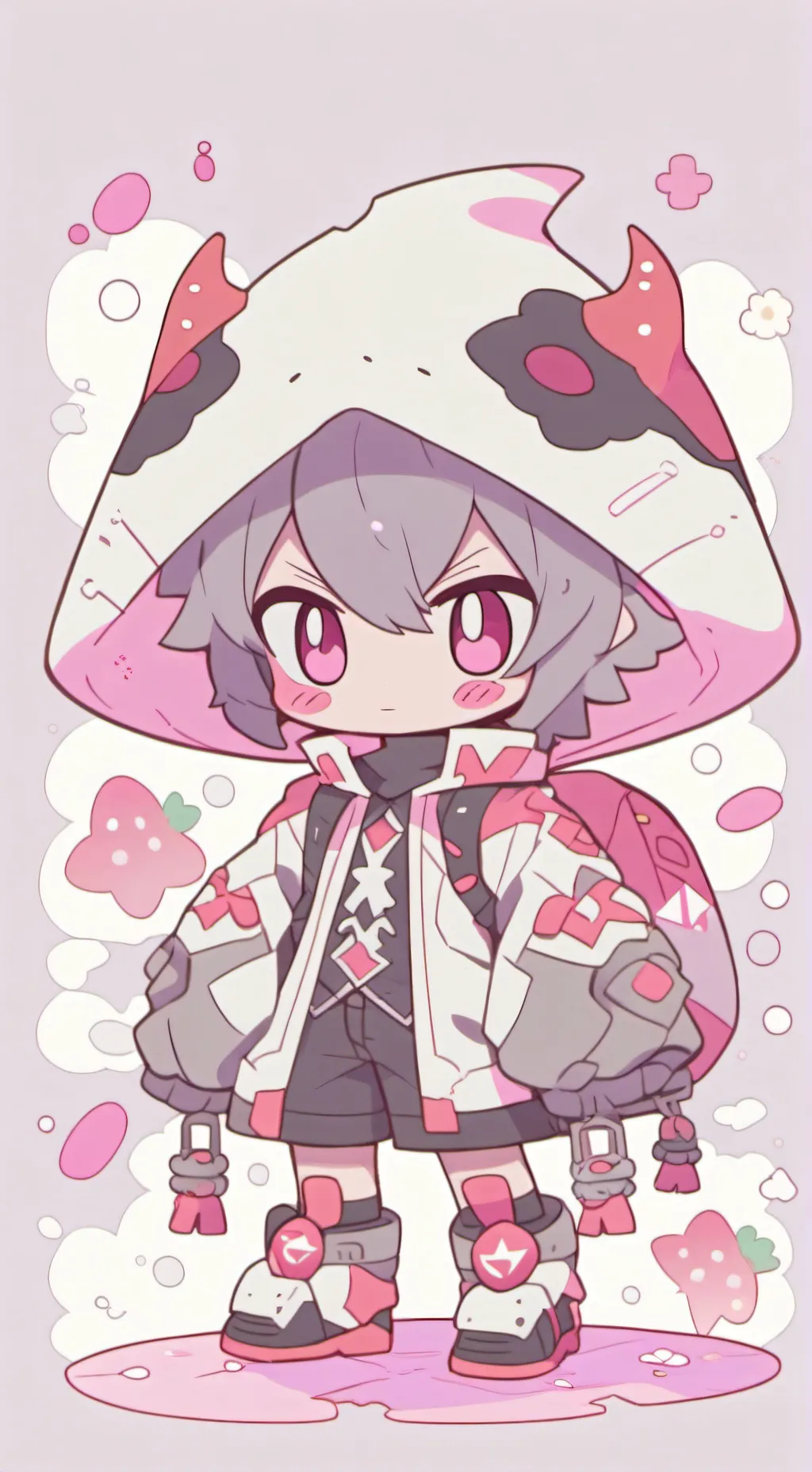 ai character: Blaze el monstruo  background