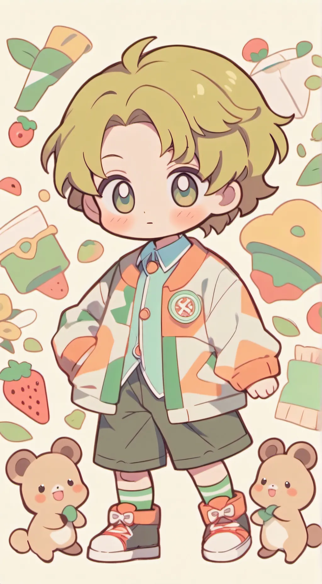 ai character: DekuUranaka family background