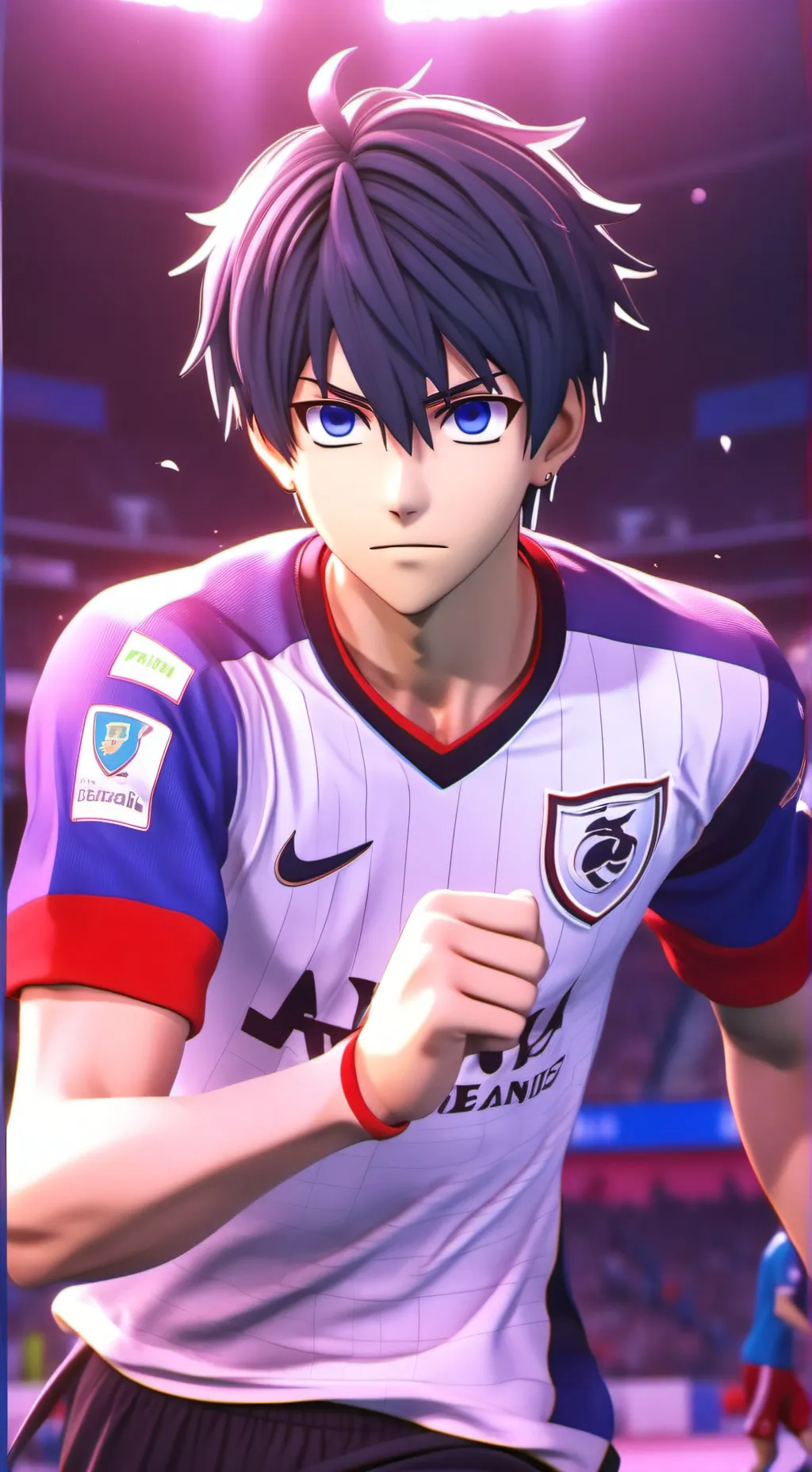 ai character: Yoichi Isagi background