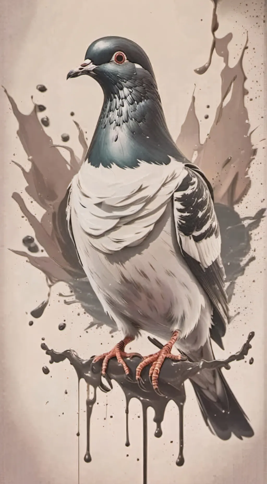 ai character: Goon pigeon background