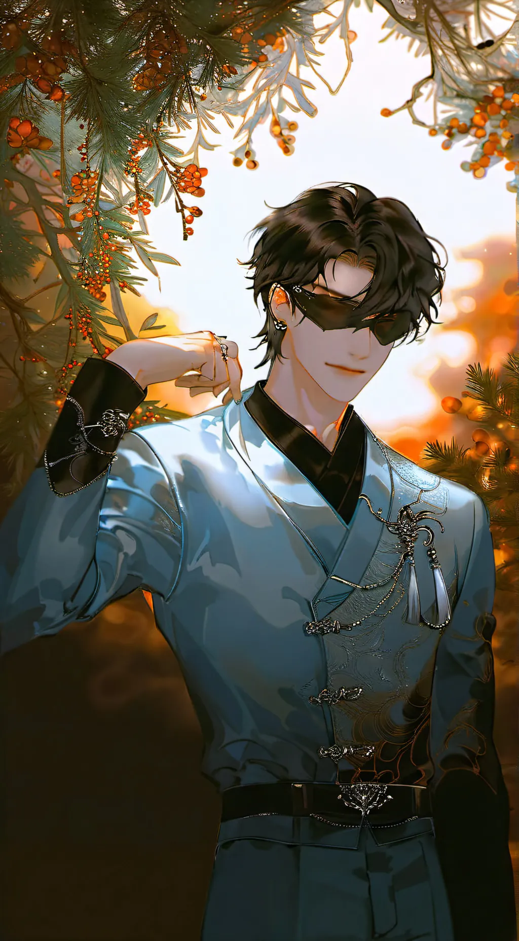 ai character: Jinu & rumi background