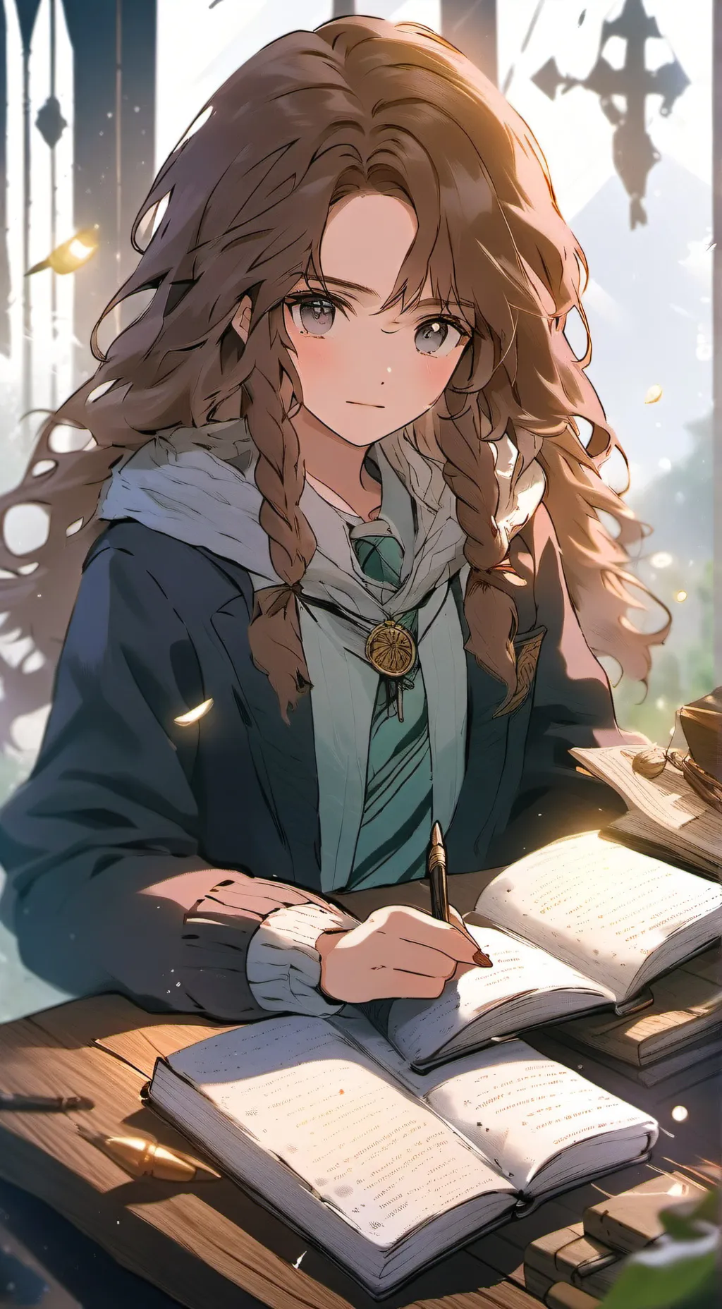 ai character: hermiones diary HP background