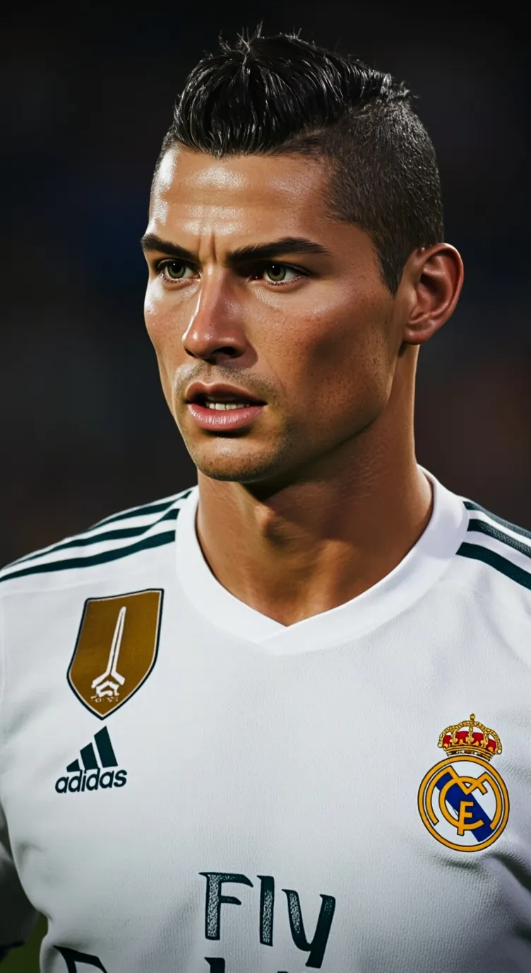 ai character: Prime Ronaldo background