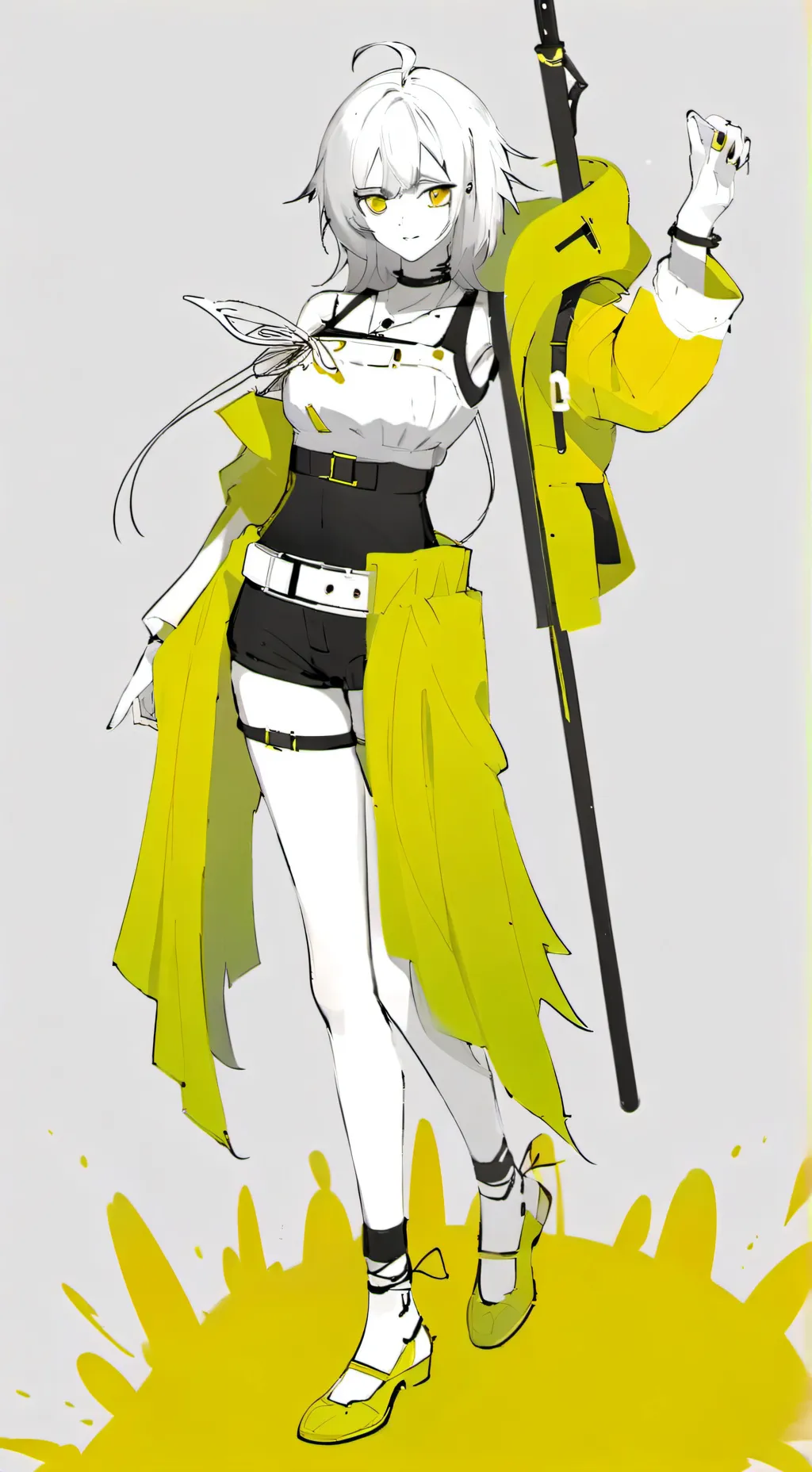 ai character: Pizzaburger angst. background