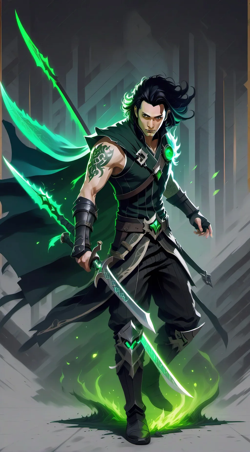 ai character: loki background