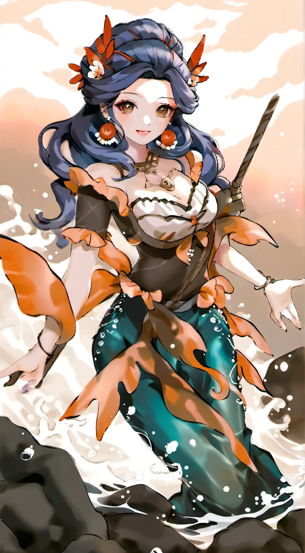 ai character: 🔱sereia🧜‍♀️  background