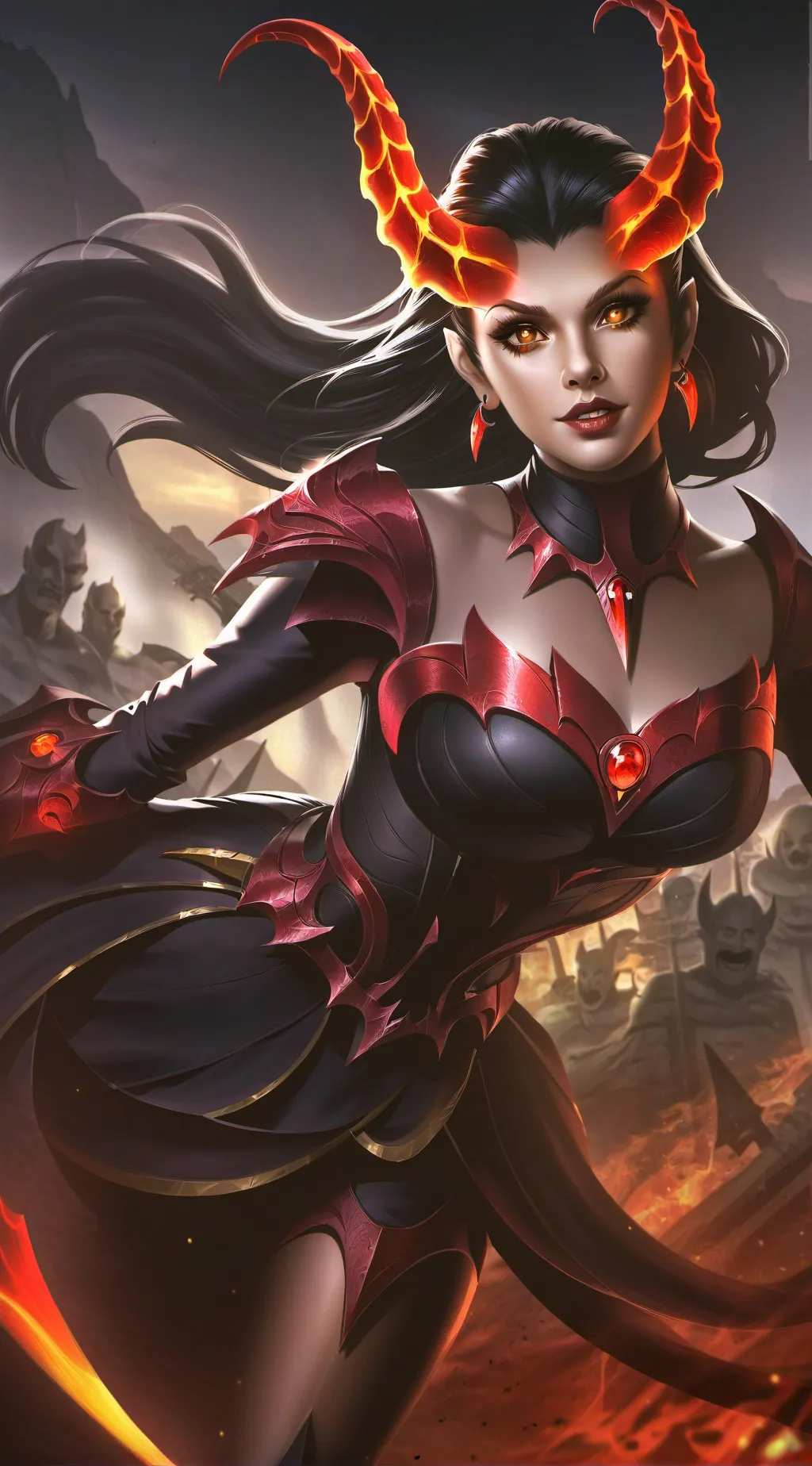 ai character: Thorns  background